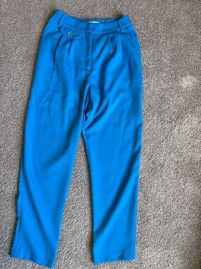 DO+BE Small Bright Blue Women’s Dress Pants